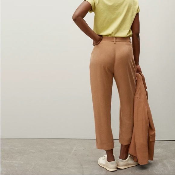 Everlane The Put Together Pleat Pant in Brown - Picture 2 of 6